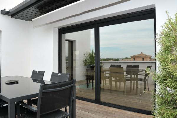 Baie alu gamme douceur